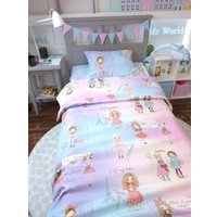 Постельное белье Amarobaby Time to Sleep Парижанка AMARO-3403-Pa (розовый/голубой)