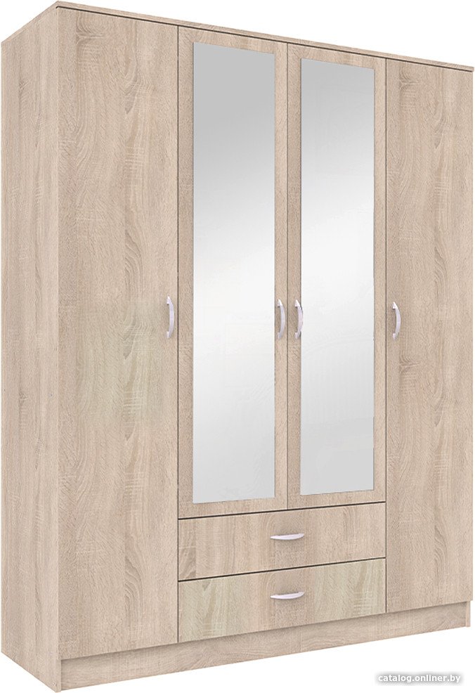 Шкаф распашной Anrex Romano 4D2SZ (дуб сонома)