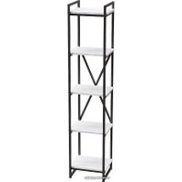 Стеллаж Millwood Neo Loft CH-2 (дуб белый craft/черный)