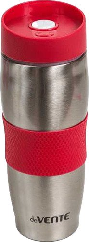 

Термокружка deVente Coffee Mug 370мл (стальной/красный)