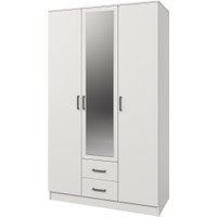 Шкаф распашной Mio Tesoro Хюгге 3D2S Z (белый)