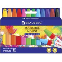 Восковые мелки BRAUBERG Академия 227295 (12 цв)