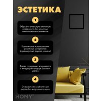 Вентиляционная решетка HOMY Air Pro APS100BTZ 20x20 без маяка (черная)