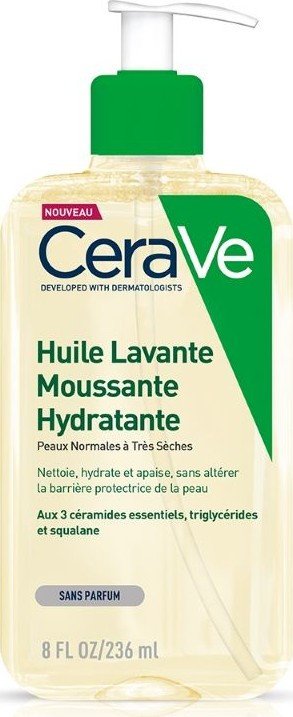 

CeraVe Масло для лица увлажняющее очищающее пенящееся для нормальной, сухой и склонной к атопии коже для лица и тела 236 мл