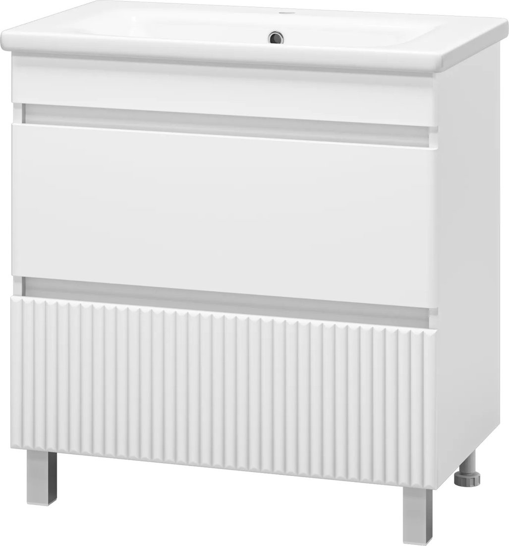 

Misty Тумба с умывальником Мира 80 П-Мир-01080-012Я+13080-KL