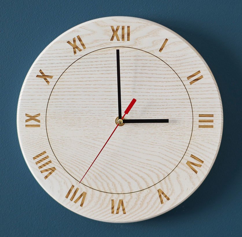 

Настенные часы Richwood Clock-4/White (ясень белый)