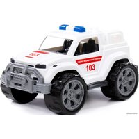 Легковой автомобиль Полесье Легион скорая помощь в сеточке 83951
