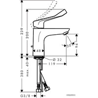 Смеситель Hansgrohe Focus 31911000