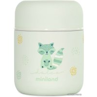Термос для еды Miniland Thermy Dolce Mini 280мл (бирюзовый/енот)