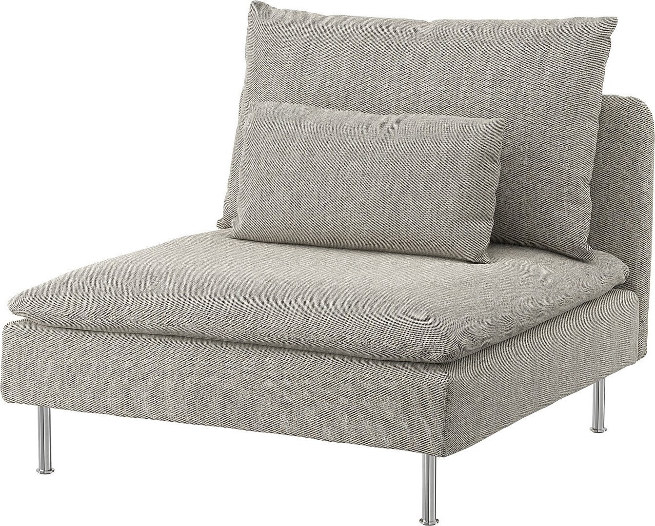 Элемент модульного дивана Ikea Soderhamn Viarp бежевый/коричневый s29305661