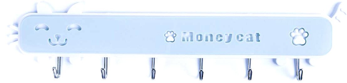 

Планка с крючками MonAmi Кот 27-2776 (голубой)