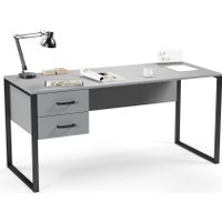 Стол Soma Slava 160x66 (серый/черный)