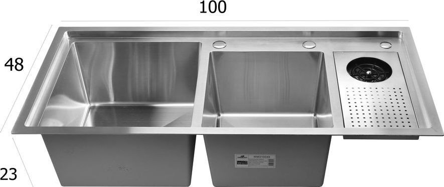 Кухонная мойка Wisent WM310048+WW405A