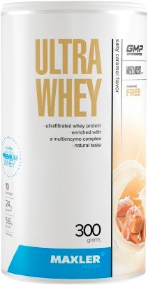 

Протеин сывороточный (концентрат) Maxler Ultra Whey (соленая карамель, 300г)