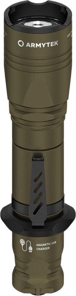 Фонарь Armytek Dobermann Pro Magnet USB Olive (белый свет)