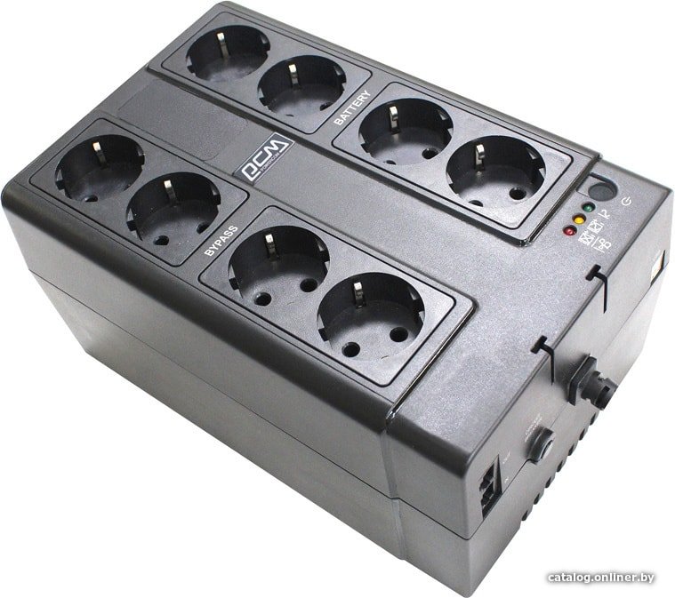 Источник бесперебойного питания Powercom SPD-850E Cube