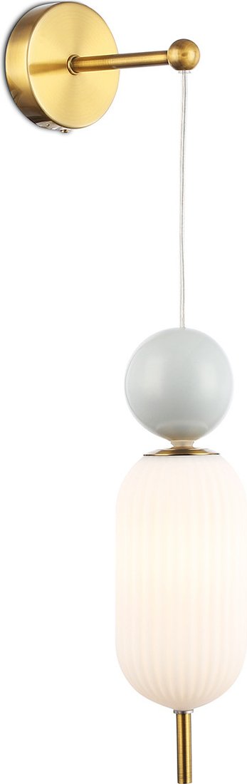 

Подвесная люстра Ambrella light LH53108 BS/GR/FR (латунь/серый/белый матовый)