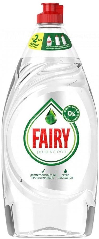 

Средство для мытья посуды Fairy Pure & Clean 900 мл