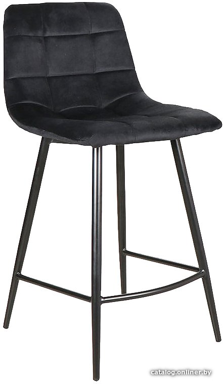 Стул Signal Mila H-2 Velvet (bluvel 14 серый/черный мат)