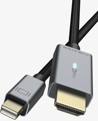 Кабель Cabletime 4K 30Hz MiniDisplayPort - HDMI (3 м, черный)