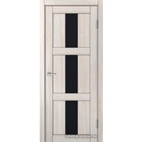 Межкомнатная дверь MDF-Techno Dominika 308 60x200 (лиственница белая, лакобель черный)