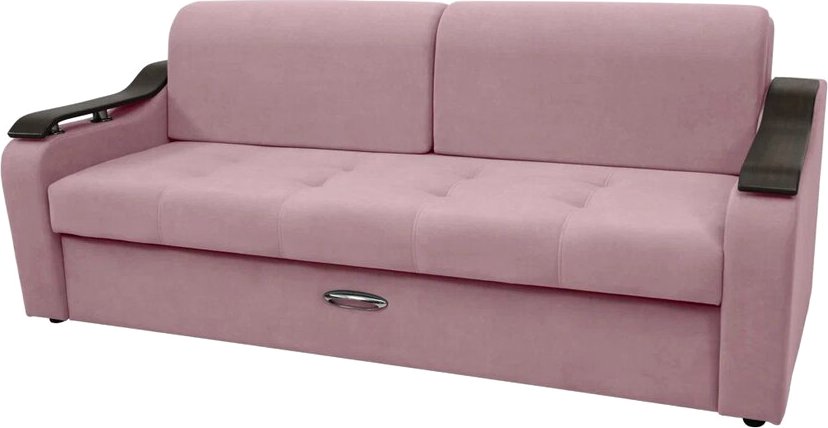 

Диван Сириус Лидер-4 ППУ 225x110 (Eva 14 велюр темно-розовый)