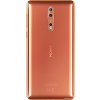 Телефон Nokia 8 Dual SIM (глянцевый медный)