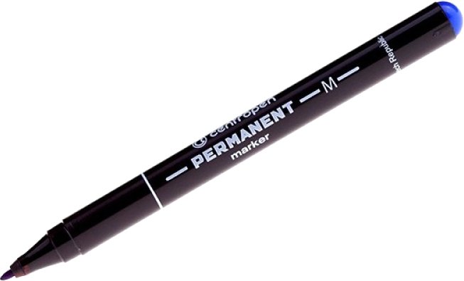 

Маркер перманентный Centropen 1 мм M 2846 9406 (синий)