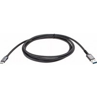 Кабель VCOM CU401M-2M USB 2 Type-A - USB 3.2 Gen2 Type-C (2 м, черный)