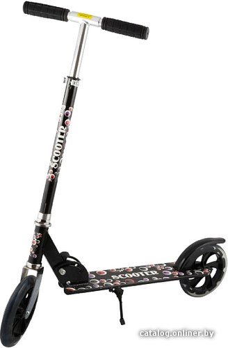 Двухколесный подростковый самокат Scooter SC-02 (черный)