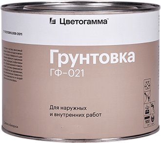 

Алкидная грунтовка Цветогамма ГФ-021 1.8 кг (серый)