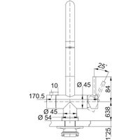 Смеситель Franke EOS Clear Water PVD 120.0745.586