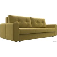 Диван Лига диванов Лига-031 121263 (микровельвет желтый)