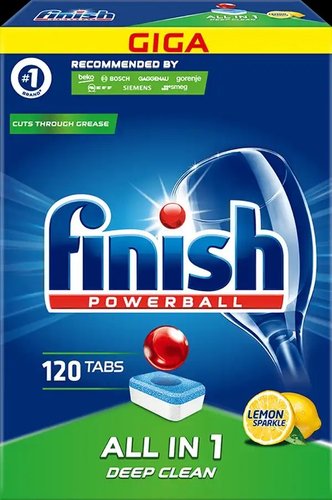 Finish All in 1 Deep Clean Лимон (120 шт)