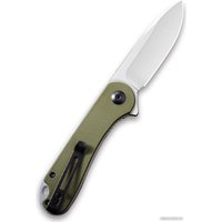 Складной нож Civivi Elementum D2 Steel Satin Finished Handle G10 C907E (зеленый)
