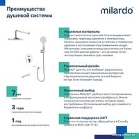 Душевая система  Milardo Rora RORSB03M68