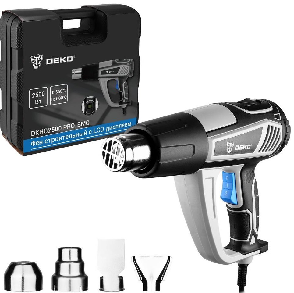 

Промышленный фен Deko DKHG2500 PRO 085-1078 (кейс)