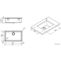 Кухонная мойка Smeg VZP76DV