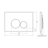 Панель смыва Axus 097EB