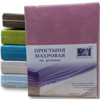 Простыня Альвитек Махровая на резинке 200x200x20 ПМР-СР-200 (сухая роза)