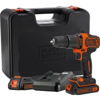 Ударная дрель-шуруповерт Black & Decker BDCHD18K1B2 (с 2-мя АКБ, кейс)