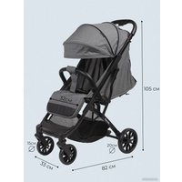 Коляска прогулочная «книга» Panda Baby XX (темно-серый)
