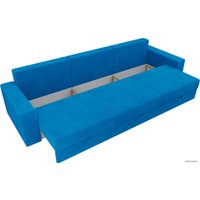 Диван Лига диванов Мэдисон Long 106171 (велюр, голубой)