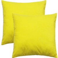 Декоративная подушка Matex Velours 57-161 (желтый, 2шт)