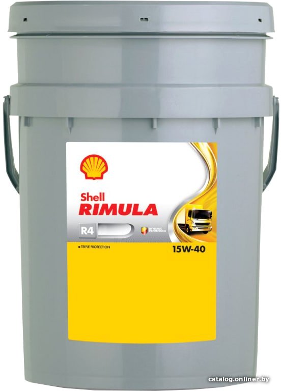 Моторное масло Shell Rimula R4 X 15W-40 20л