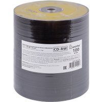 CD-RW диск SmartBuy SBCD-RW100S 700Mb 12х (100 шт.)