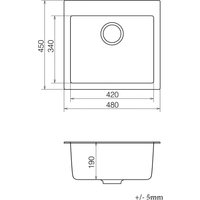 Кухонная мойка Vankor Orman OMP 01.49 (бежевый)