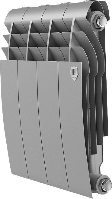 Биметаллический радиатор Royal Thermo BiLiner 350 Silver Satin (2 секции)