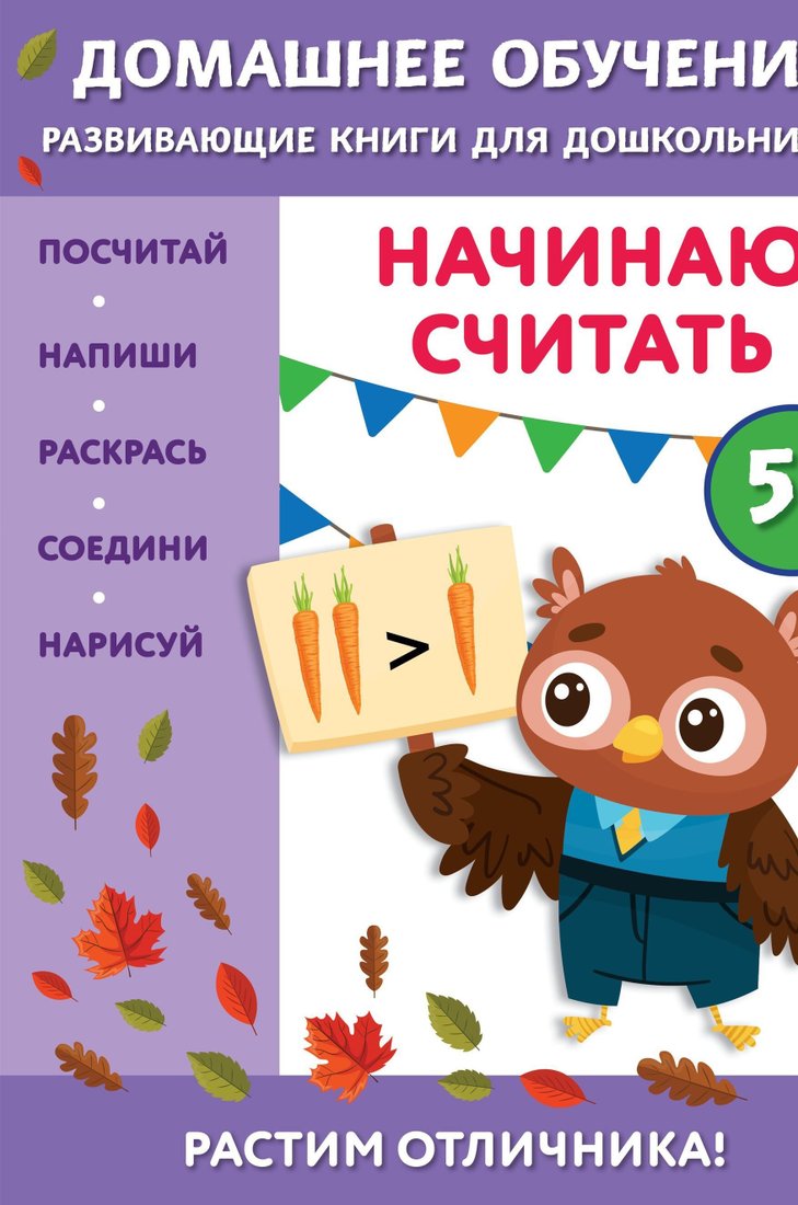 

Книга издательства Эксмо. Начинаю считать. Для детей от 5 лет (Эдже Чакуди)