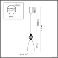 Подвесная люстра Odeon Light Palleta 5046/12LC